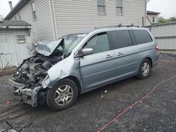 Salvage cars for sale at York Haven, PA auction: 2007 Honda Odyssey EX