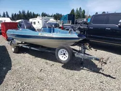 Salvage cars for sale from Copart Graham, WA: 1988 Bayliner Boat With Trailer