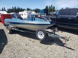 Salvage cars for sale from Copart Crashedtoys: 1988 Bayliner Boat With Trailer