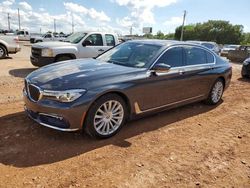 Salvage cars for sale at Oklahoma City, OK auction: 2016 BMW 740 I