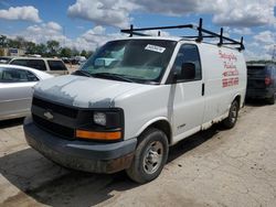 Salvage trucks for sale at Pekin, IL auction: 2004 Chevrolet Express G2500