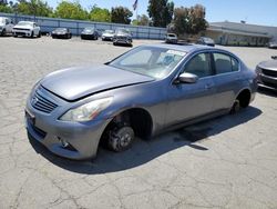 Salvage cars for sale from Copart Martinez, CA: 2011 Infiniti G37