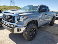 Salvage cars for sale at Littleton, CO auction: 2020 Toyota Tundra Double Cab SR/SR5