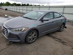 Salvage cars for sale at Pennsburg, PA auction: 2018 Hyundai Elantra SEL