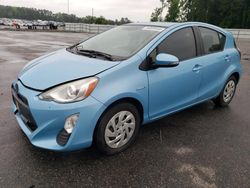 Salvage cars for sale at Dunn, NC auction: 2016 Toyota Prius C