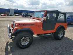 Salvage cars for sale at Woodhaven, MI auction: 1980 Jeep CJ-7