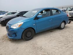 Salvage cars for sale from Copart Houston, TX: 2017 Mitsubishi Mirage G4 ES