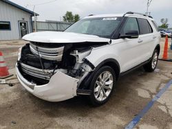 Salvage cars for sale from Copart Pekin, IL: 2012 Ford Explorer XLT