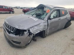 Salvage cars for sale at San Antonio, TX auction: 2018 Jeep Compass Latitude