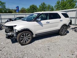 Salvage cars for sale at Walton, KY auction: 2017 Ford Explorer Platinum