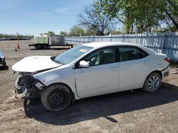 Vehiculos salvage en venta de Copart Ontario Auction, ON: 2016 Toyota Corolla L