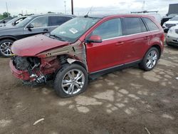 Salvage cars for sale at Woodhaven, MI auction: 2014 Ford Edge Limited