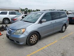 Salvage cars for sale at Pekin, IL auction: 2009 Honda Odyssey EXL