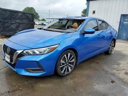 Nissan Sentra sv salvage cars for sale: 2021 Nissan Sentra SV