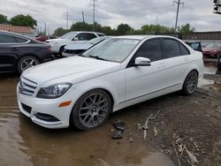 Salvage cars for sale from Copart Columbus, OH: 2013 Mercedes-Benz C 300 4matic