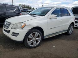 Salvage cars for sale at New Britain, CT auction: 2011 Mercedes-Benz ML 350 4matic