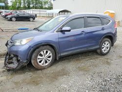 Salvage cars for sale at Spartanburg, SC auction: 2012 Honda CR-V EXL
