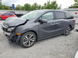 Salvage cars for sale from Copart Walton, KY: 2022 Honda Odyssey Touring