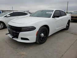 Salvage cars for sale from Copart Grand Prairie, TX: 2019 Dodge Charger Police