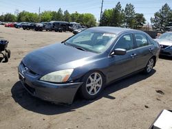 Salvage cars for sale at Denver, CO auction: 2004 Honda Accord EX