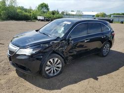 Salvage cars for sale from Copart Columbia Station, OH: 2015 Acura MDX Technology