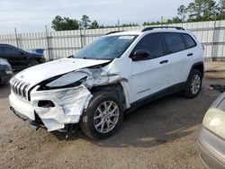 Salvage cars for sale at Harleyville, SC auction: 2015 Jeep Cherokee Sport