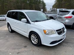 Salvage cars for sale at North Billerica, MA auction: 2014 Dodge Grand Caravan SXT