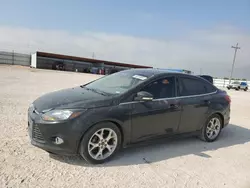 Salvage cars for sale at Andrews, TX auction: 2014 Ford Focus Titanium