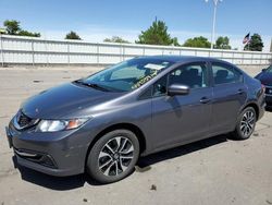 Salvage cars for sale from Copart Littleton, CO: 2015 Honda Civic EX