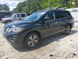 Salvage cars for sale at Seaford, DE auction: 2017 Nissan Pathfinder S