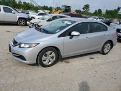 Salvage cars for sale from Copart Bridgeton, MO: 2015 Honda Civic LX