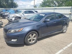 Vehiculos salvage en venta de Copart Moraine, OH: 2015 KIA Optima LX