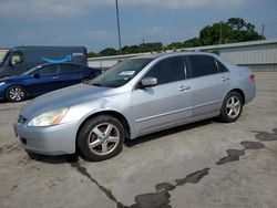 Salvage cars for sale at Wilmer, TX auction: 2003 Honda Accord EX