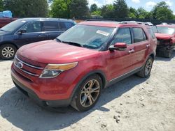 Salvage cars for sale at Madisonville, TN auction: 2012 Ford Explorer Limited