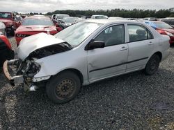 Salvage cars for sale from Copart Riverview, FL: 2004 Toyota Corolla CE