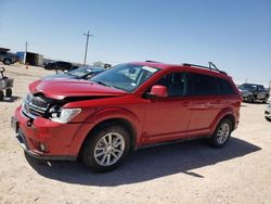 Salvage cars for sale at Andrews, TX auction: 2016 Dodge Journey SXT