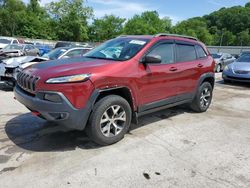 Jeep salvage cars for sale: 2014 Jeep Cherokee Trailhawk