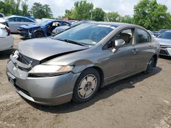 Salvage cars for sale from Copart Baltimore, MD: 2006 Honda Civic Hybrid