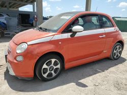 Salvage cars for sale at West Palm Beach, FL auction: 2015 Fiat 500 Electric