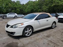 Salvage cars for sale from Copart Austell, GA: 2005 Toyota Camry Solara SE