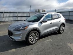 Salvage cars for sale from Copart Airway Heights, WA: 2021 Ford Escape Titanium