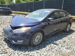 Salvage cars for sale at Waldorf, MD auction: 2017 Ford Focus Titanium