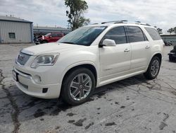 Salvage cars for sale from Copart Tulsa, OK: 2012 GMC Acadia Denali