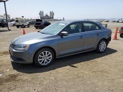Salvage cars for sale from Copart San Diego, CA: 2013 Volkswagen Jetta SE