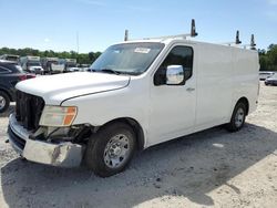 Salvage cars for sale from Copart Ellenwood, GA: 2012 Nissan NV 2500