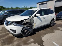 Salvage cars for sale at Duryea, PA auction: 2017 Nissan Pathfinder S