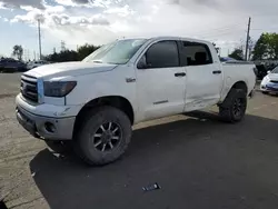 Salvage trucks for sale at Denver, CO auction: 2012 Toyota Tundra Crewmax SR5