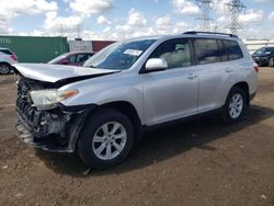 Salvage cars for sale at Elgin, IL auction: 2011 Toyota Highlander Base