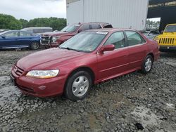Salvage cars for sale from Copart -no: 2001 Honda Accord EX
