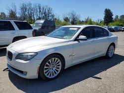 Salvage cars for sale at Portland, OR auction: 2009 BMW 750 I